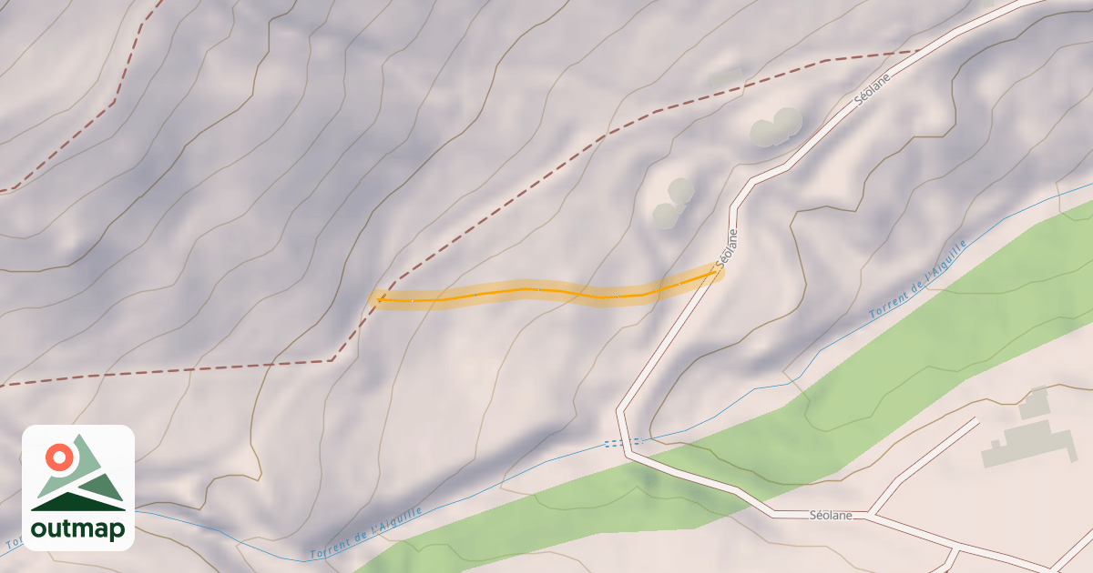 Map of L'Astuce Hors Piste