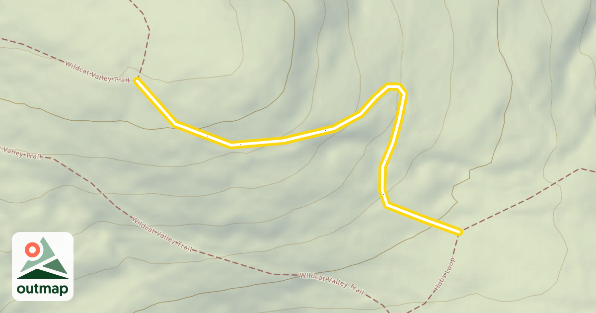 Map of Beth Hendrick Trail