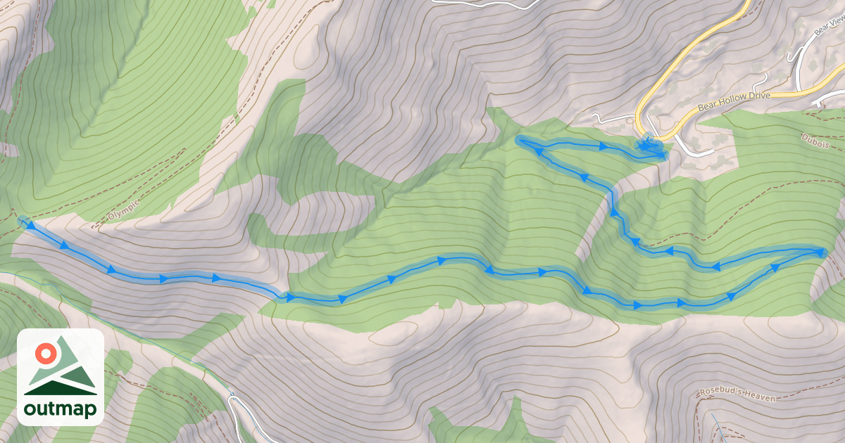 Map of Rob's Trail