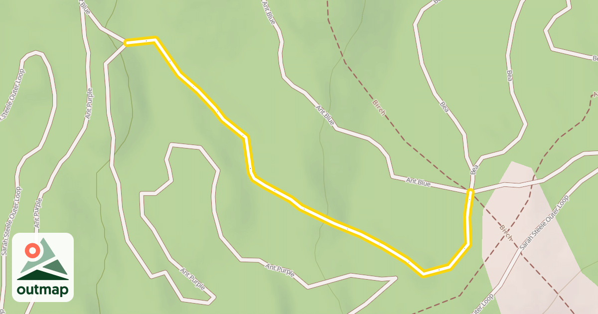 Map of Ant Blue