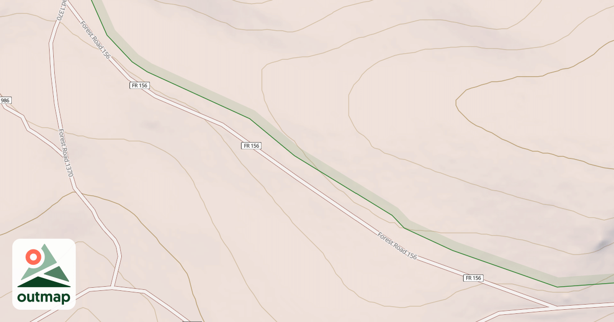 Map of USFS National Forest System Roads {A17AE323-0ECA-4B91-A56A-41F7F0E5AD78}