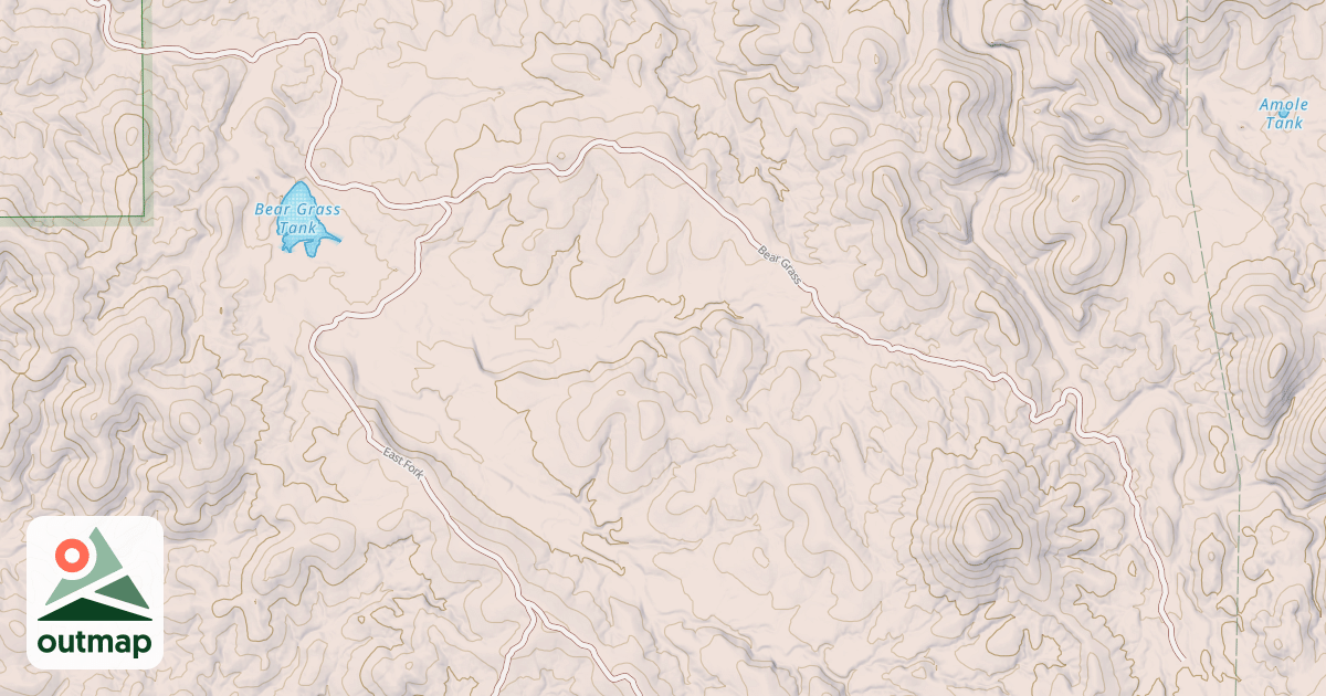 Map of BEAR GRASS