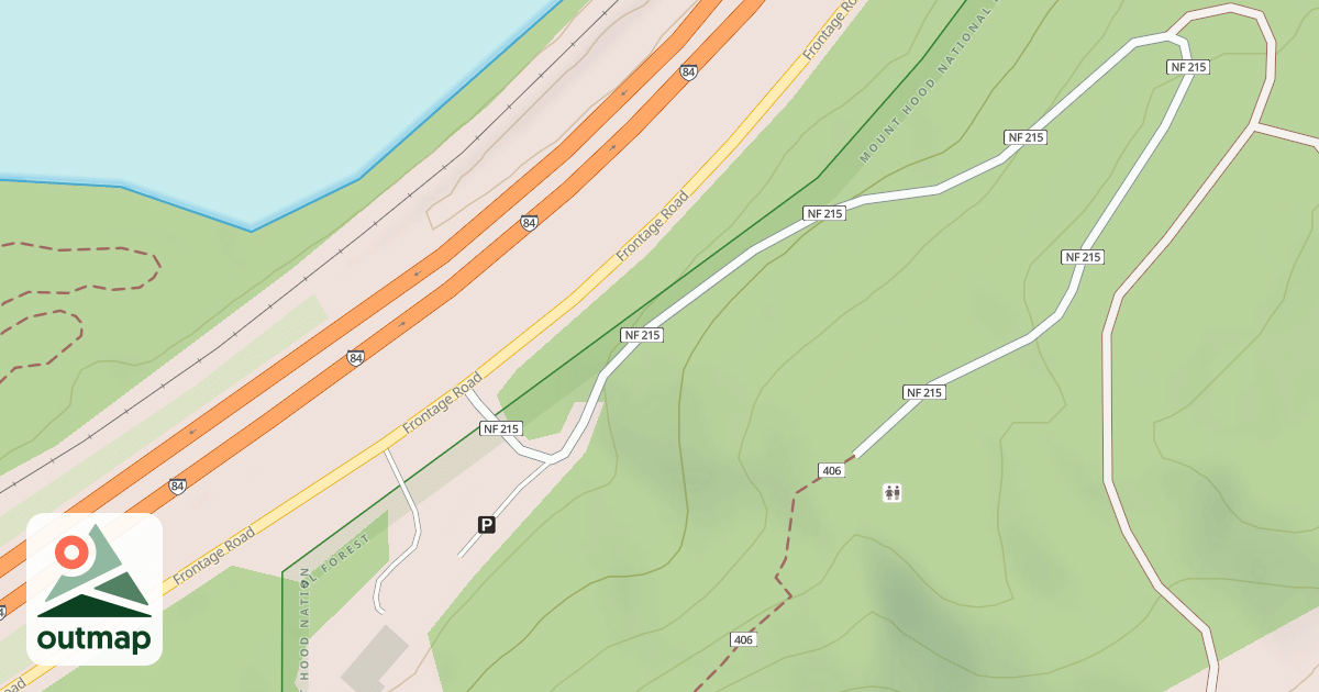 Map of HERMAN CREEK CG