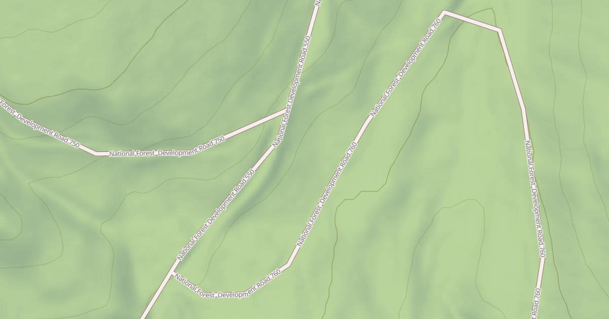 Map preview of USFS Motor Vehicle Use Map Roads {25341C20-67C7-4F9A-882E-BC3EE8CDB67C}