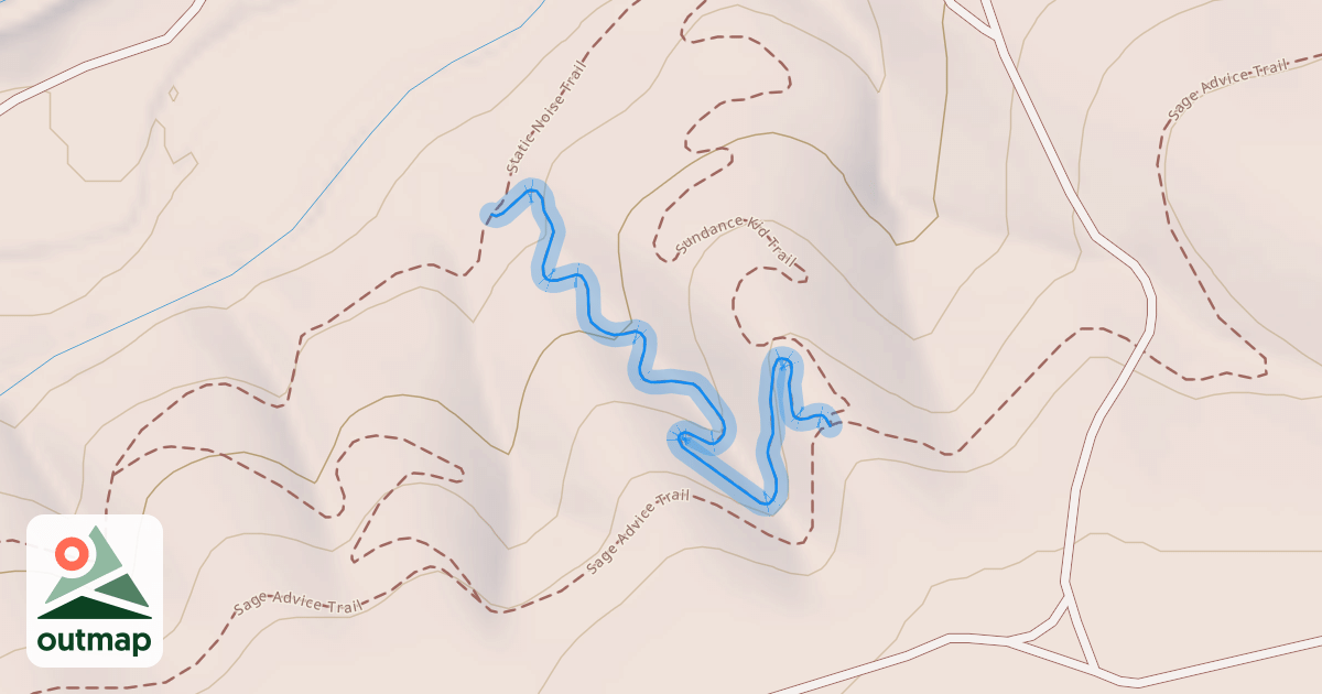 Map of Channel Surfing Trail