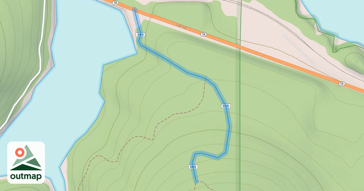 Map of Hardesty Trail #3469