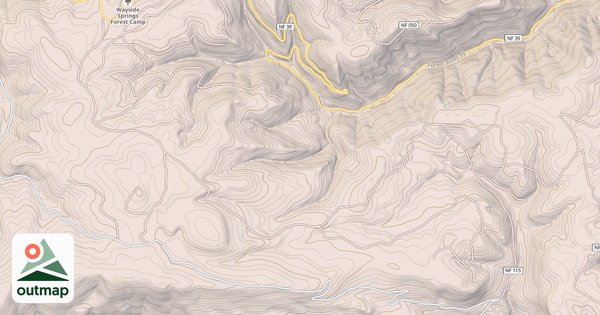 Map of Lick Creek Snowmobile