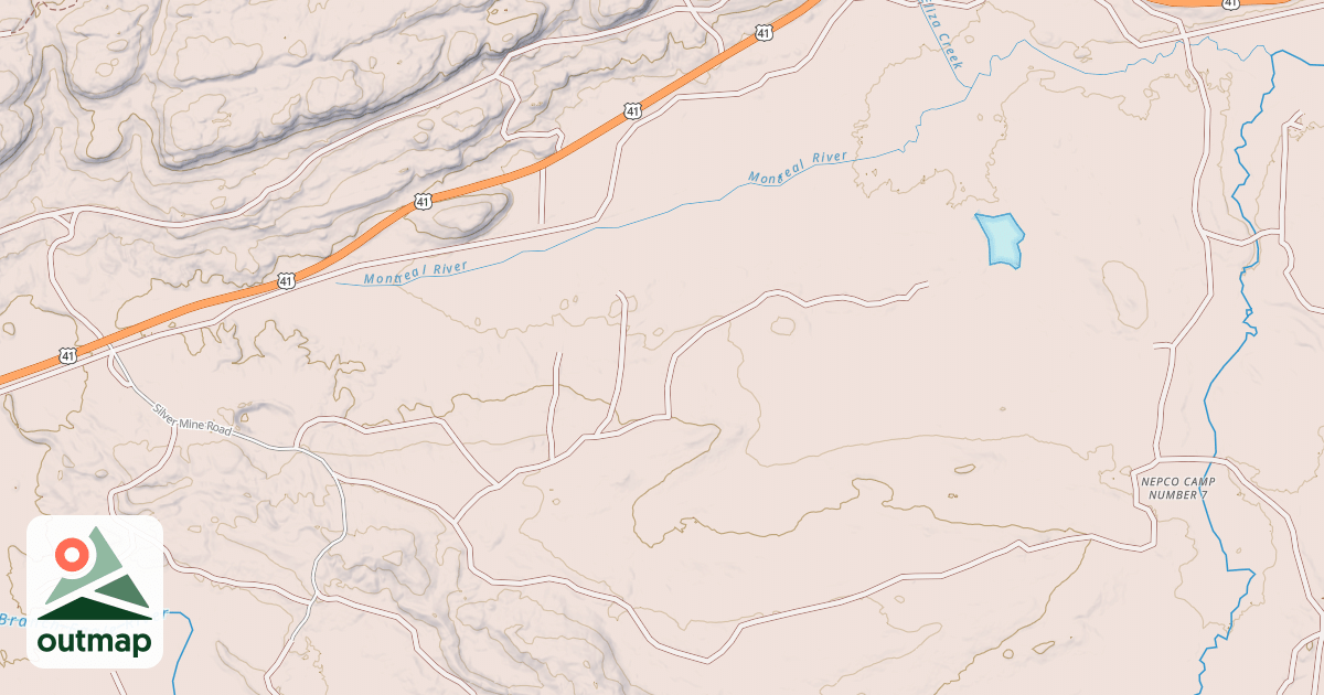Map of Keweenaw State Trail