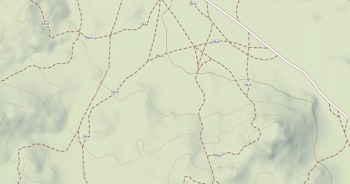 Map preview of BLM National GTLF Public Motorized Trails fc6ff003-90d4-470b-b2c6-6b8e3d193599