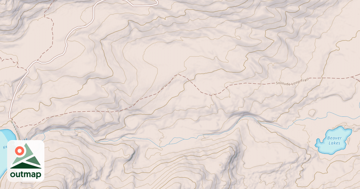 Map of USFS Motor Vehicle Use Map Trails 3614