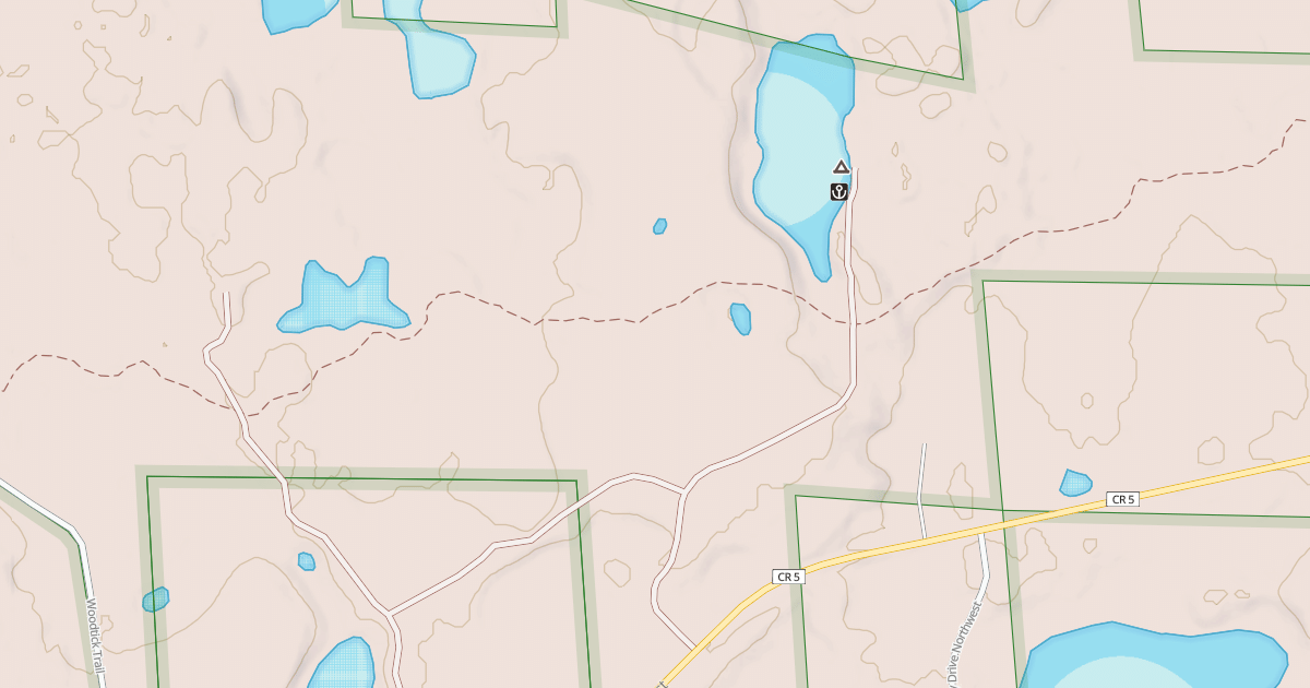 Map preview of HAZEL LAKE SPUR 2850