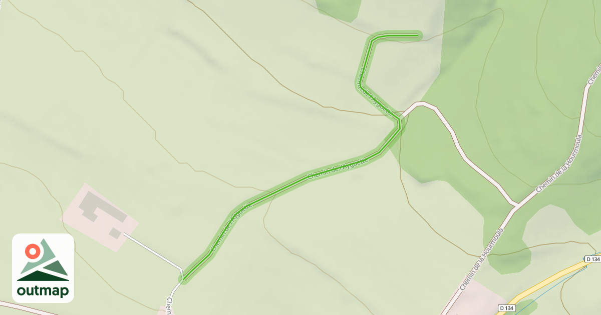 Map of Chemin de l'Ayguette