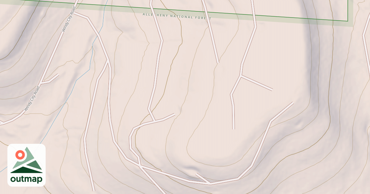 Map of WINDY CITY - A