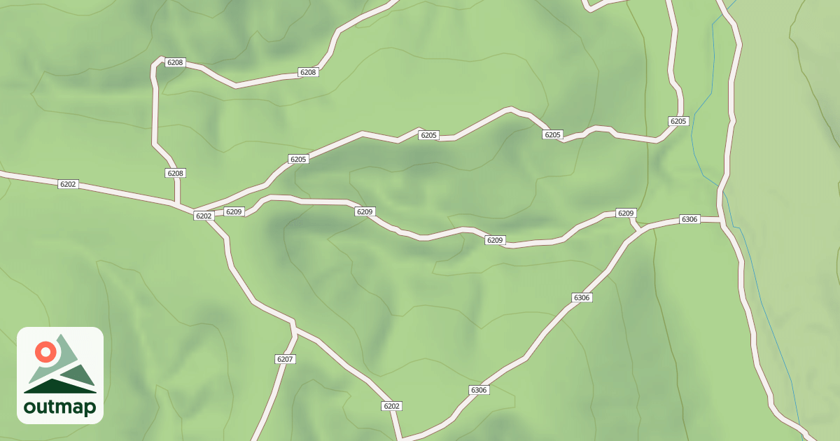 Map of USFS Motor Vehicle Use Map Trails 19505