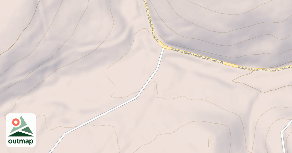Map of USFS National Forest System Roads {6352926D-6F9E-4B4A-870F-C9A6793FB823}
