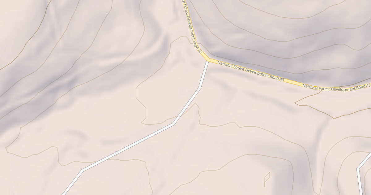 Map preview of USFS National Forest System Roads {6352926D-6F9E-4B4A-870F-C9A6793FB823}