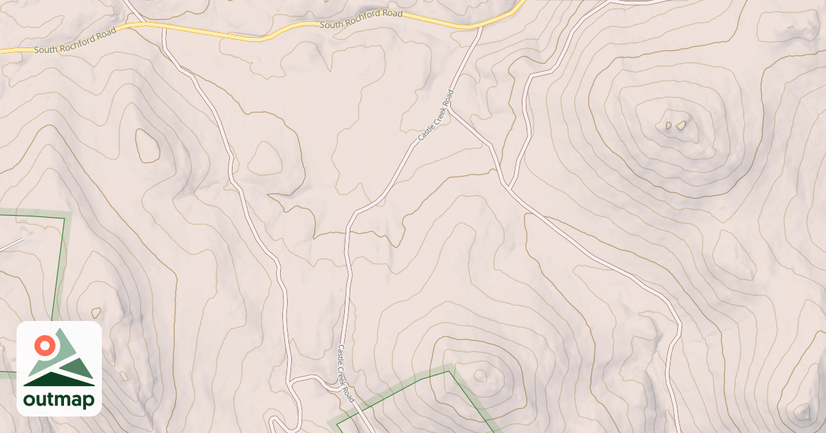 Map of CASTLE CREEK