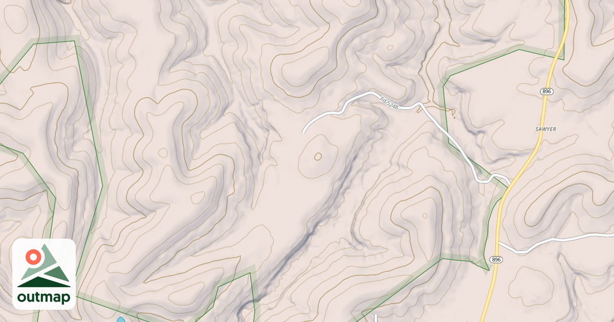 Map of SULPHUR ROAD