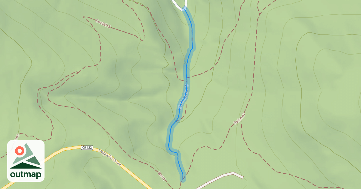 Map of USFS Social 9