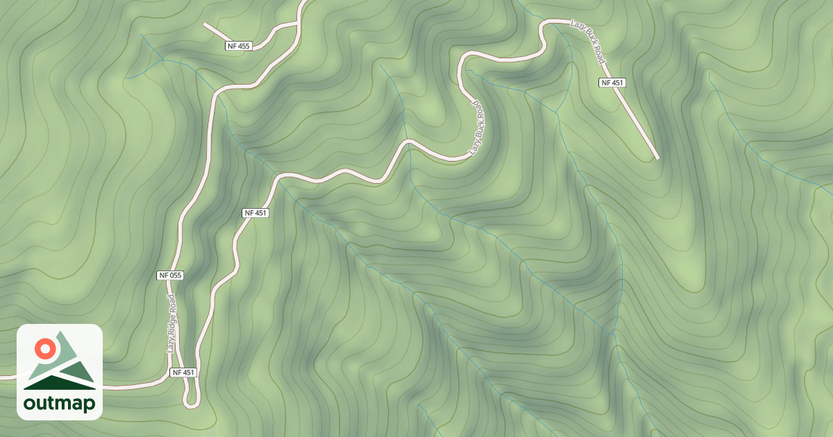 Map of LAZY BUCK