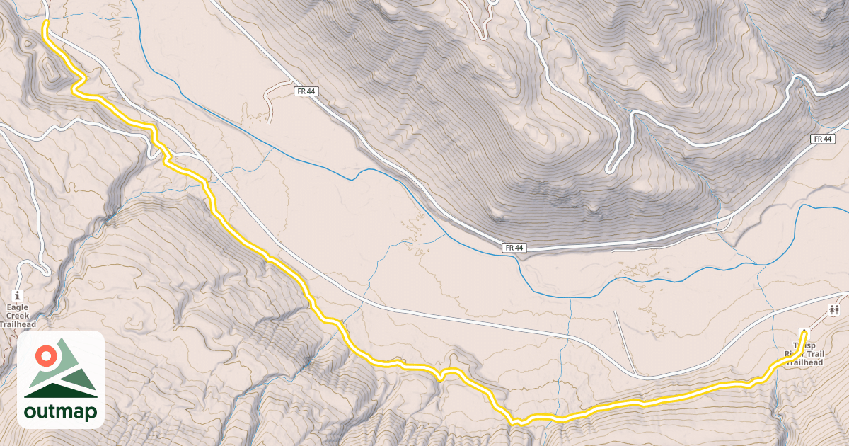 Map of Twisp River Trail