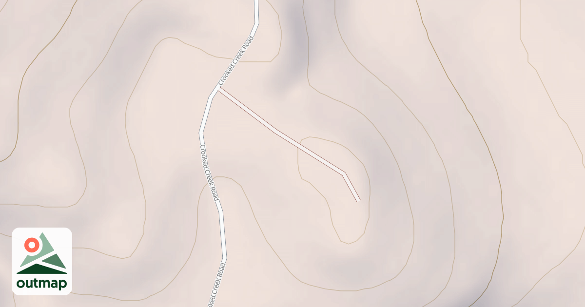 Map of CROOKED CREEK VIEW POINT