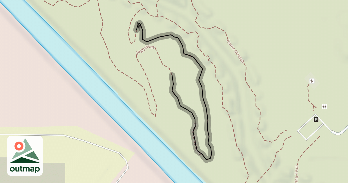 Map of Hobo Camp Loop
