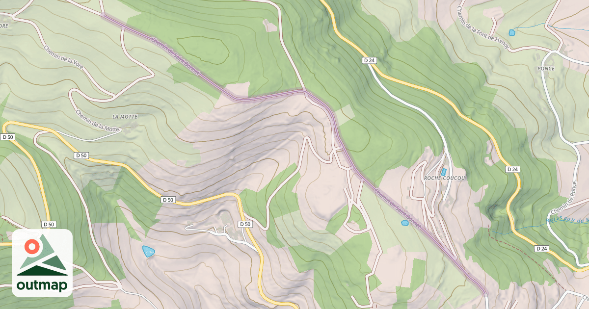 Map of Chemin de Saint Bonnet