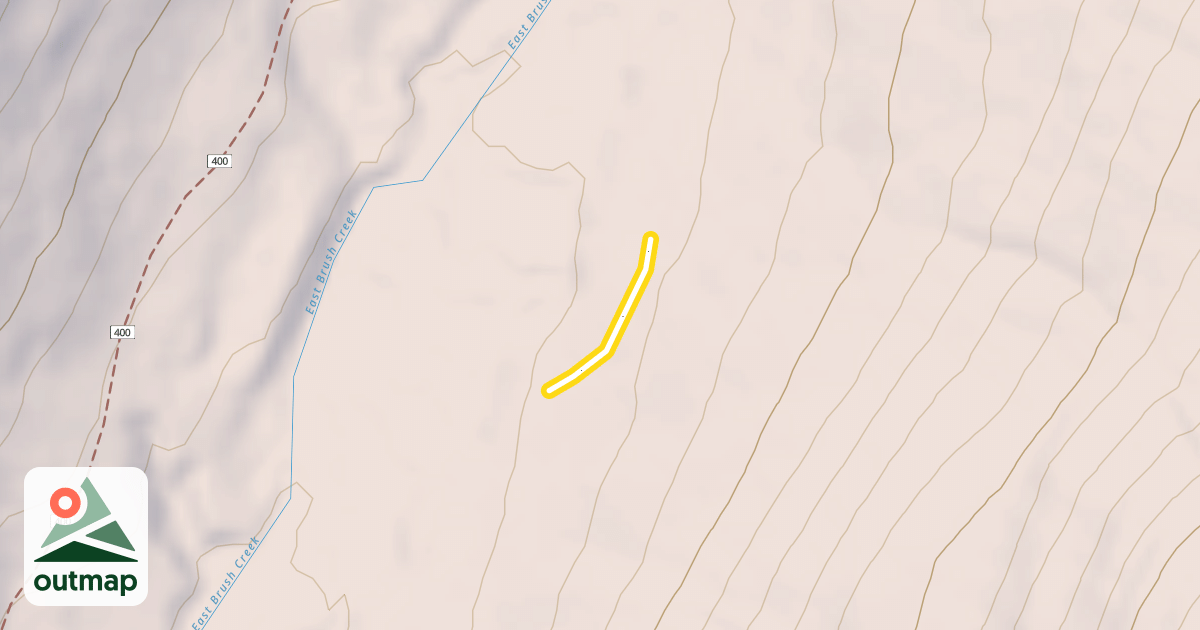 Map of Brush Creek Ski