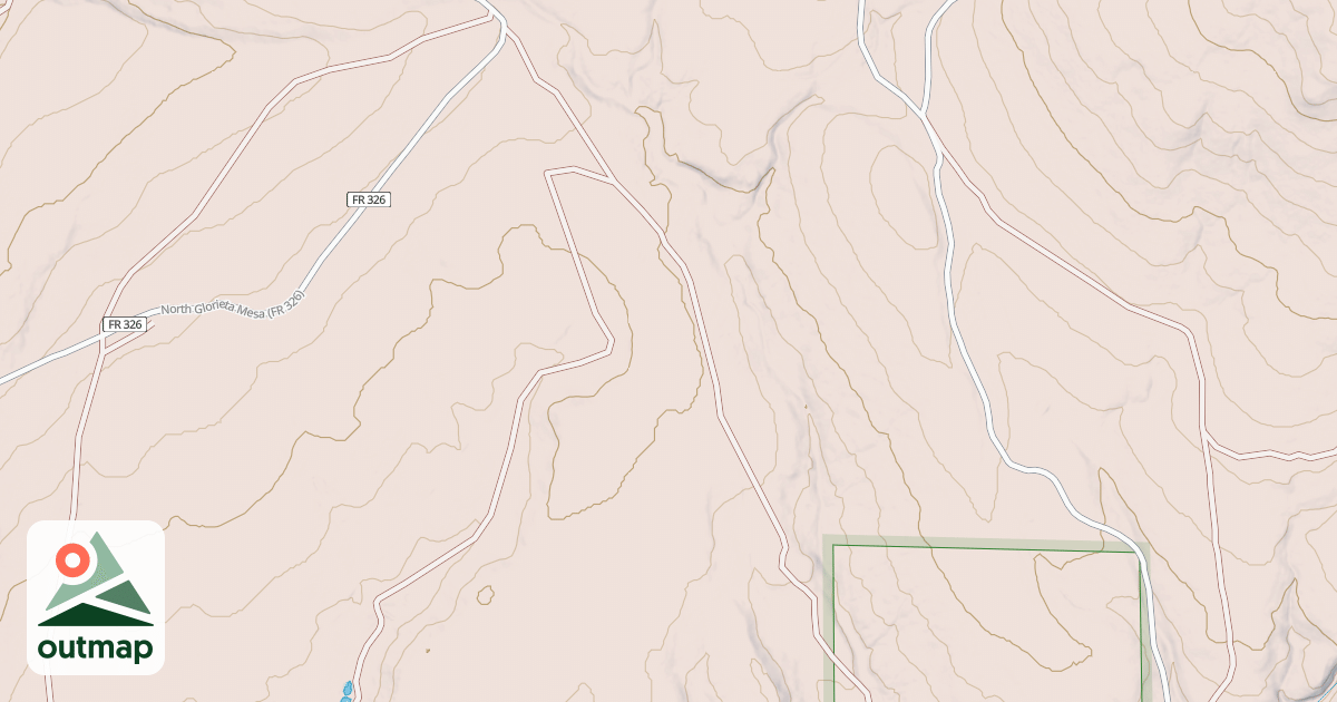 Map of GLORIETA MESA