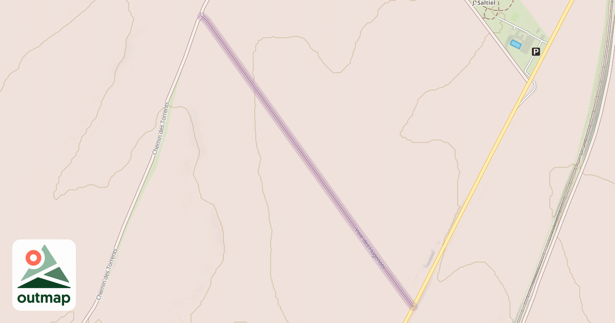 Map of Voie des Hugenots
