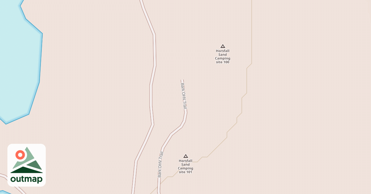 Map of Bark Ohv Trail