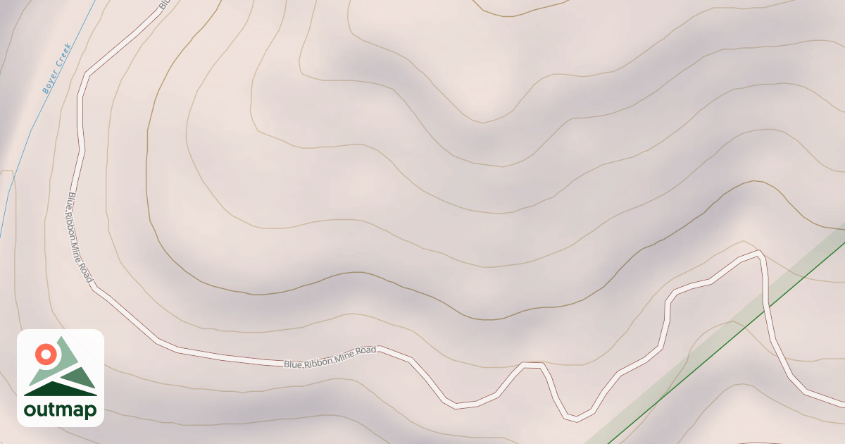Map of BLUE RIBBON MINE