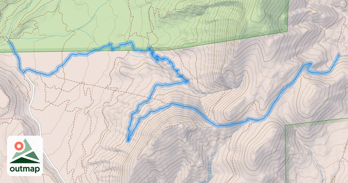 Map of Telegraph Trail