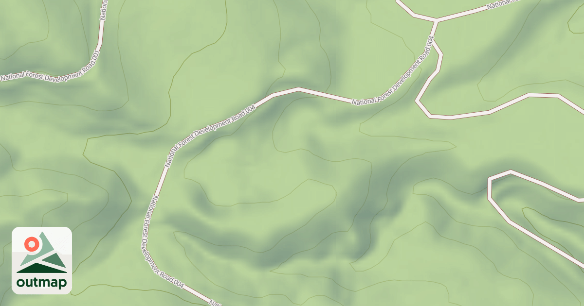 Map of USFS Motor Vehicle Use Map Roads {37EF2517-F328-4E60-8AB9-7B611CD3A253}