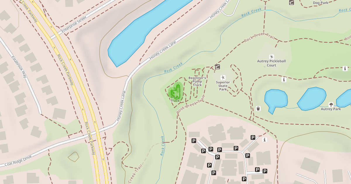 Map preview of Pump Track