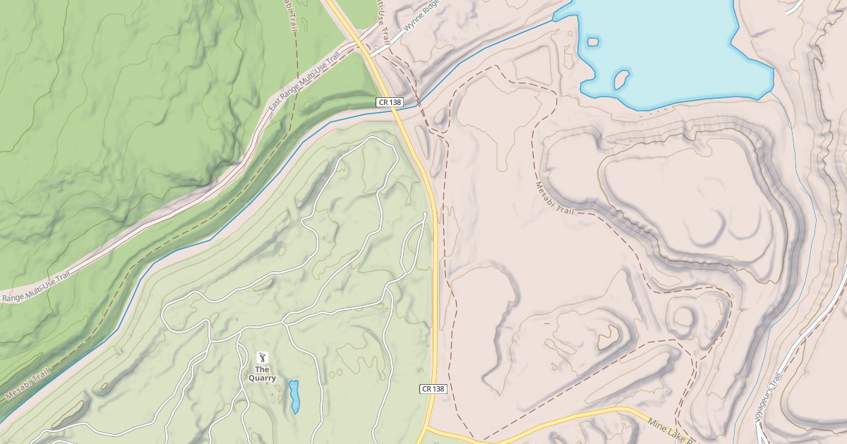 Map preview of East Range OHV Trail