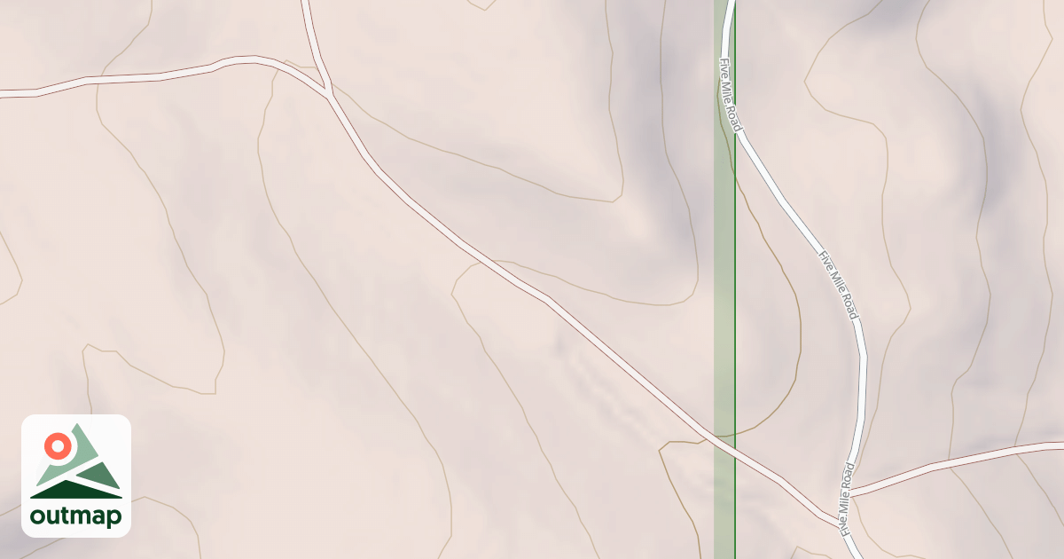 Map of LOWER FIVE MILE