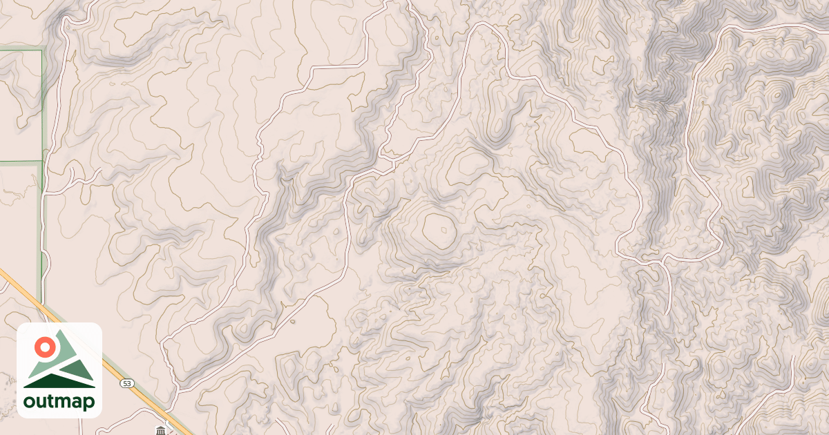 Map of USFS Motor Vehicle Use Map Roads {5880F105-4A5A-4649-8919-C56D8DC6AD5C}