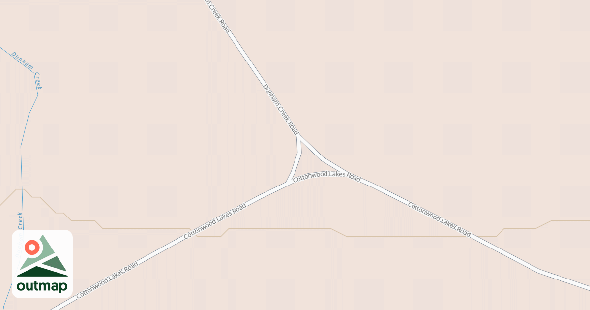 Map of DUNHAM CREEK Y INTERSECTION