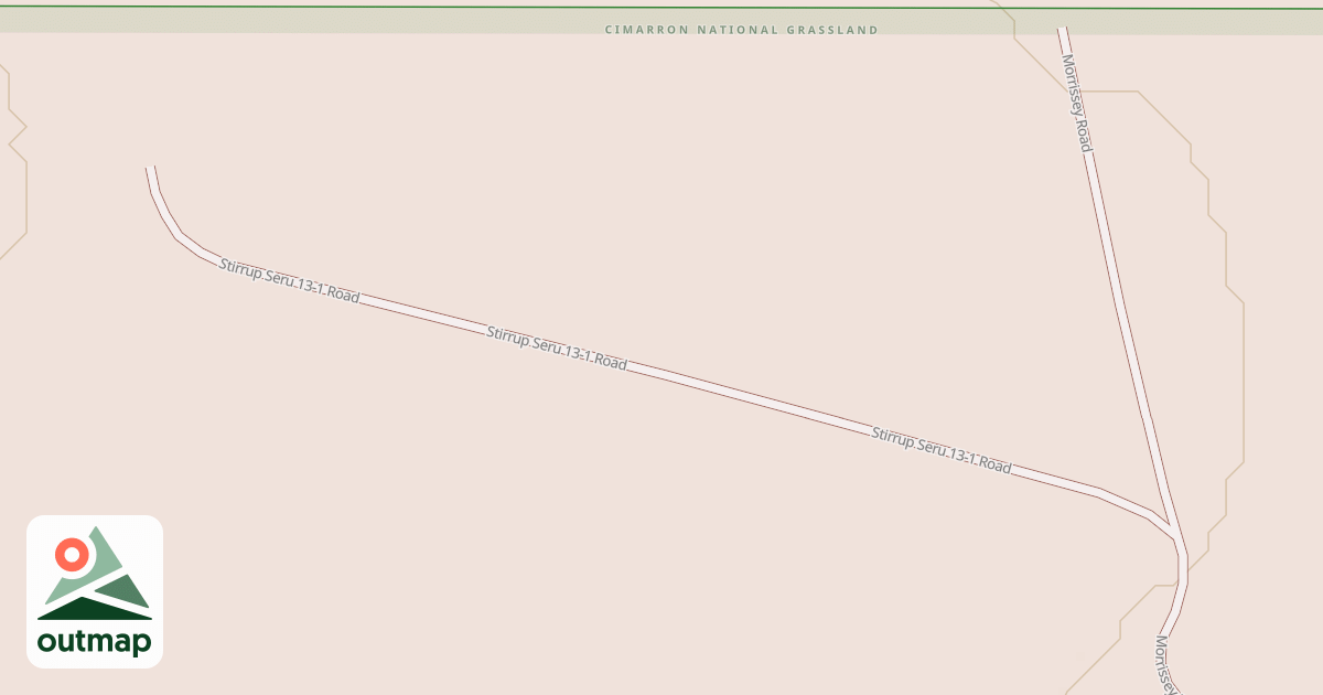Map of STIRRUP SERU 13-1