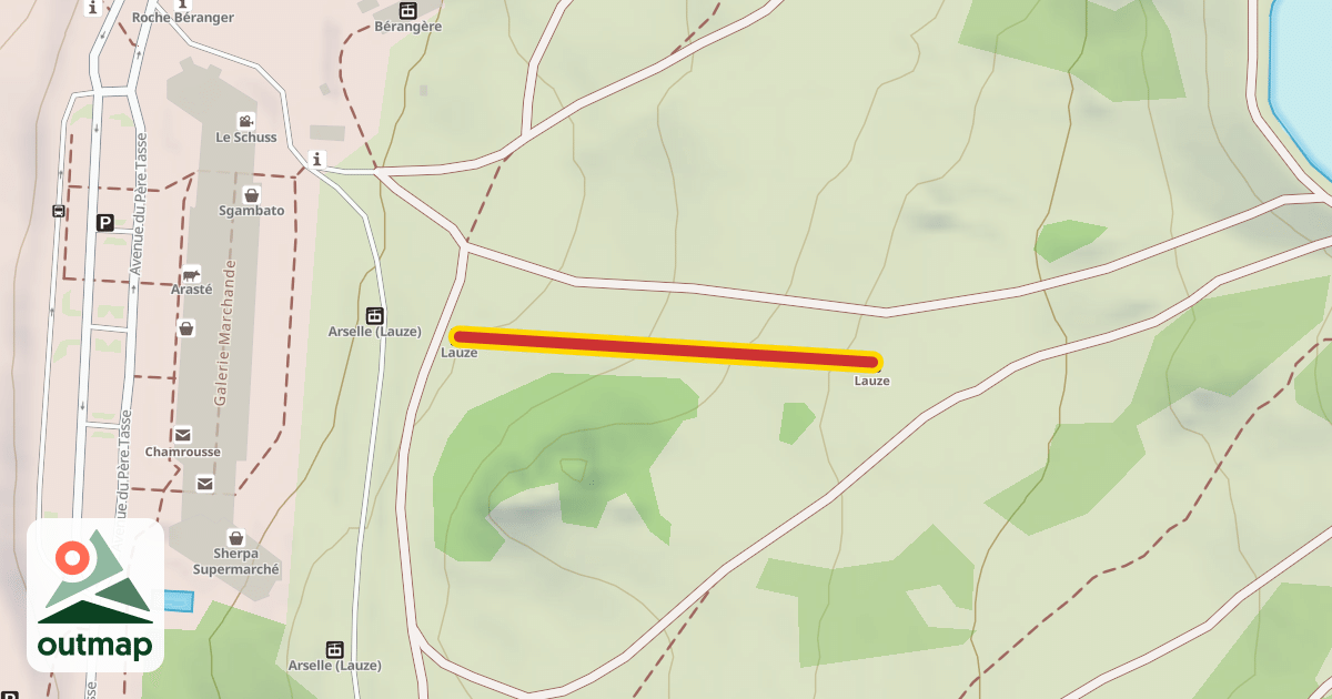 Map of Lauze