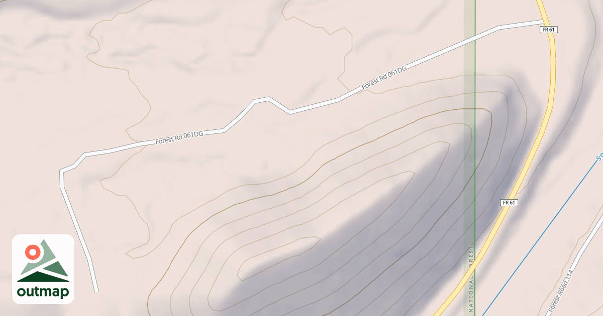 Map of DOG CREEK CAMPGROUND
