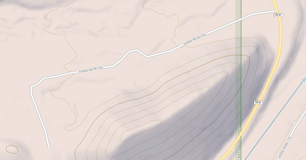 Map preview of DOG CREEK CAMPGROUND