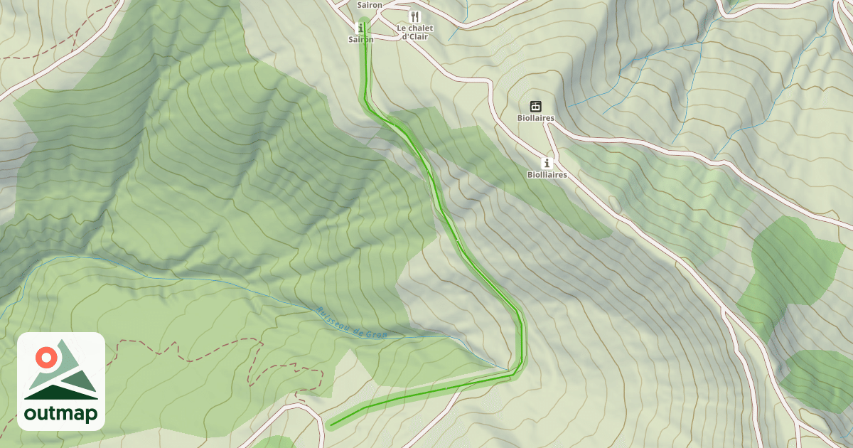 Map of Biollaire