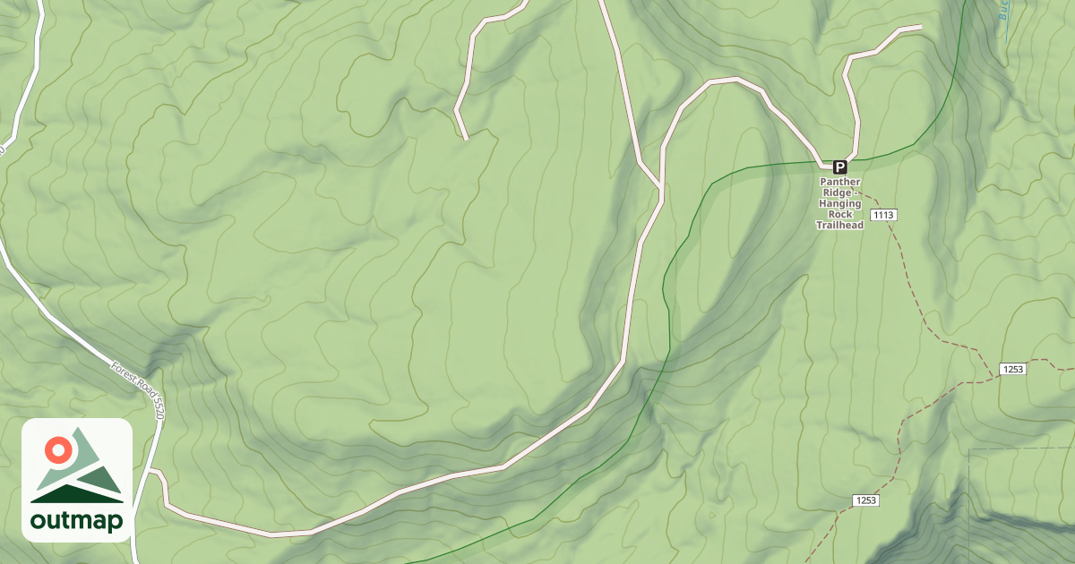 Map of BUCK POINT