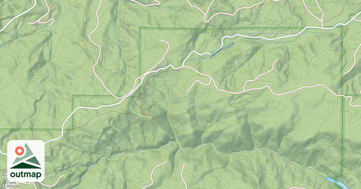 Map of WOODS CREEK