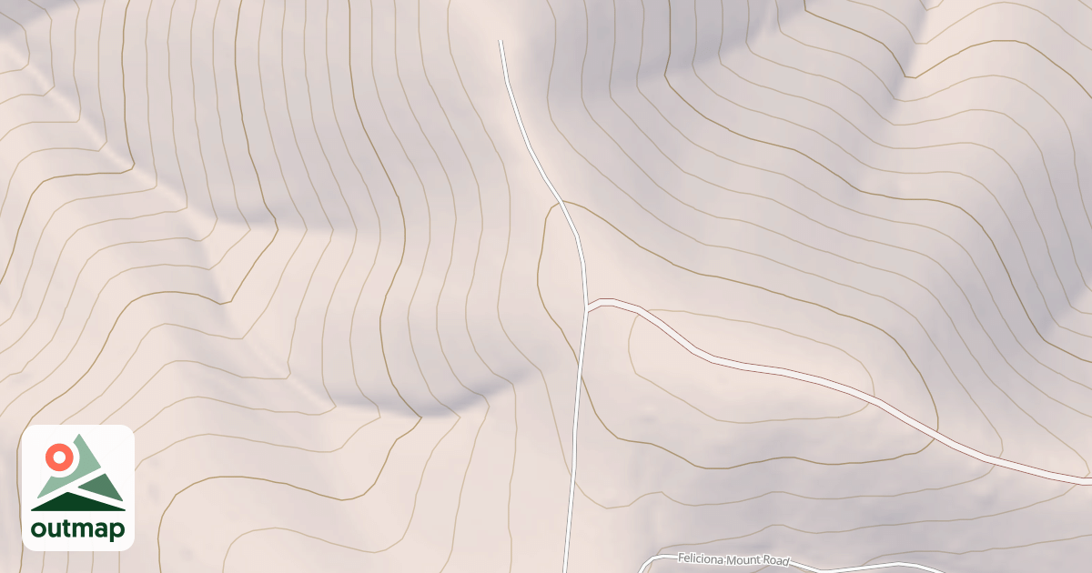 Map of FELICIANA MTN FUEL BREAK