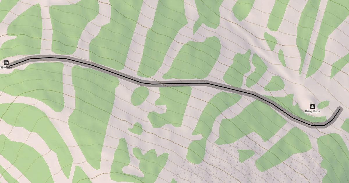 Map preview of Spillway X-Cut