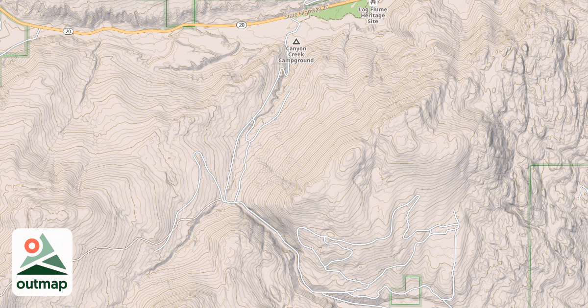 Map of BANGS MTN